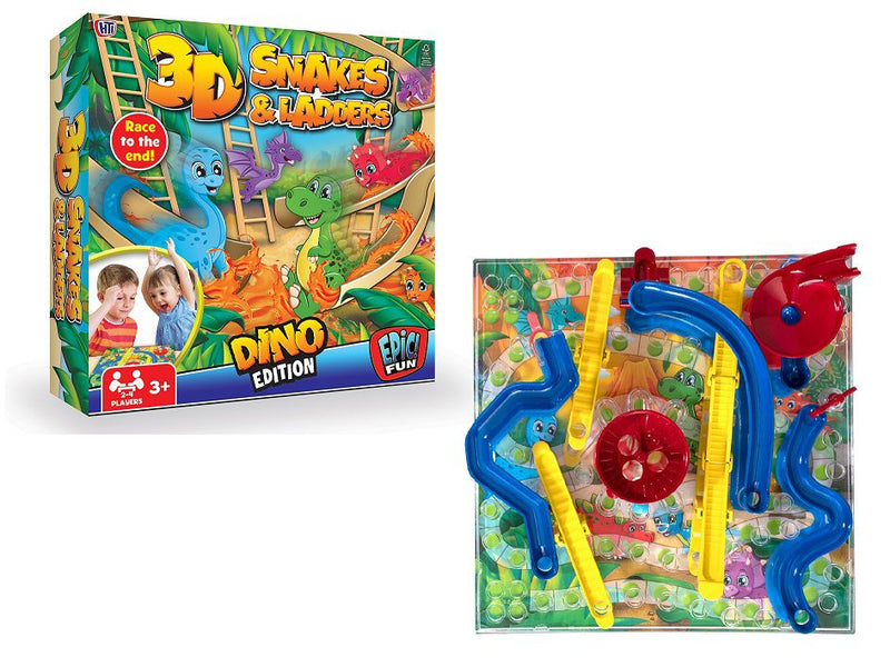 Epic Fun - DINO 3D SNAKES & LADDERS