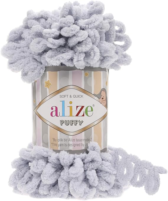 Alize Puffy loop yarn, Jumbo weight, 100 grams