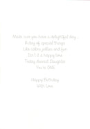 Greeting Card-For a Dear Little Daughter 1st Birthday