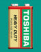 TOSHIBA 6 F 2 KG   9  V BATTERY