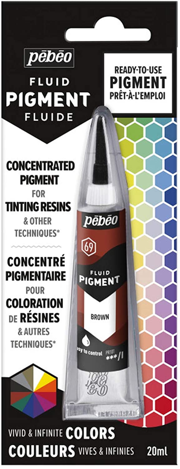 Resin Fluid Pigment 20ml Brown-650669