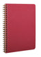 Clairefontaine-Spiral Note Book A5 60Sheet AgeBag Red-785662