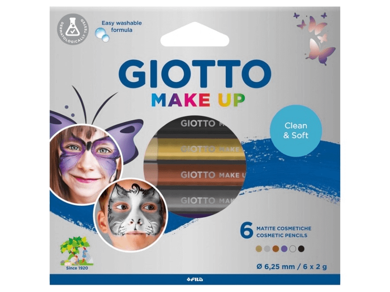 Giotto-Cosmetic Pencil 6 Color Metalic-474100