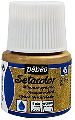 Pebeo-Seta (Fabric Color) Opaque 45ml Shimmer Gold-295045