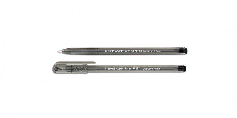 Ball Pen 1.0mm My-Pen Black Ink ( 6pieces )