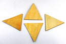DLD Craft-Wooden Shape Triangle 4 Pieces-YXP-051