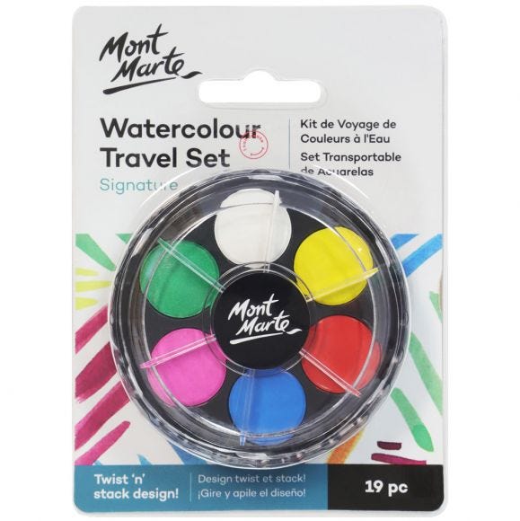 Water Color Travel Set 18Clr-PMHS0020
