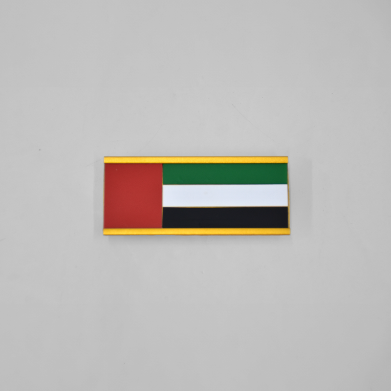 FLAG BADGE WITH PIN 7.5 X 3.5CM-7.5X3.5CM