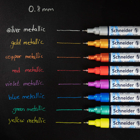 METALLIC MARKER PAINT-IT 010 0.8MM 4PCS SET-ML01011502