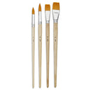 PEBEO-BRUSH GOLDEN MIX BRISTLE LONG HAND 4PCS-952401