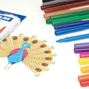 FIBRE PEN 2MM 12CLR-06F12