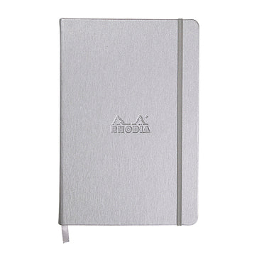 WEB NOTE BOOK 14X21 96'S SILVER RHODIA-118607