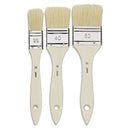 PEBEO-BRUSH WHITE BRISTLE FLAT LARGE (25/40/50) 3PCS-952501