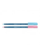 BALL PEN TOPS 505 BUBBLE GUM BLUE-150610 PACK OF 10 PCS