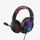 BWOO Stereo Surround Sound Wired Gaming Headphone with Mic Black
