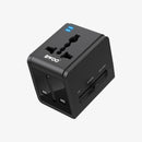 BWOO Universal Travel Adapter 15W 2 in 1 with Type-C + USB-A for EU UK AUS US