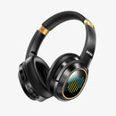 BWOO Over Ear Foldable Headset Wireless Noise Cancelling BT V5.4 -Black