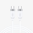 BWOO USB-C to USB-C Fast Charging Cable 65W 1M WHITE