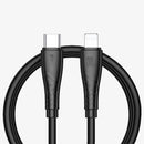 BWOO USB-C to Lightning Charging Data Cable 30W 1M BLACK