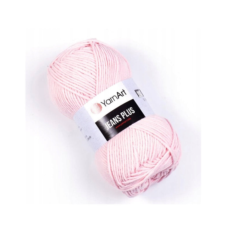 18 COT/PREMIUM ACRYLIC YARN 100G L.PINK-Y-ART/JEANS PLUS