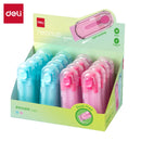 DELI-ERASER NEONUP-PACK OF 4 PCS-ASSORTED COLOR