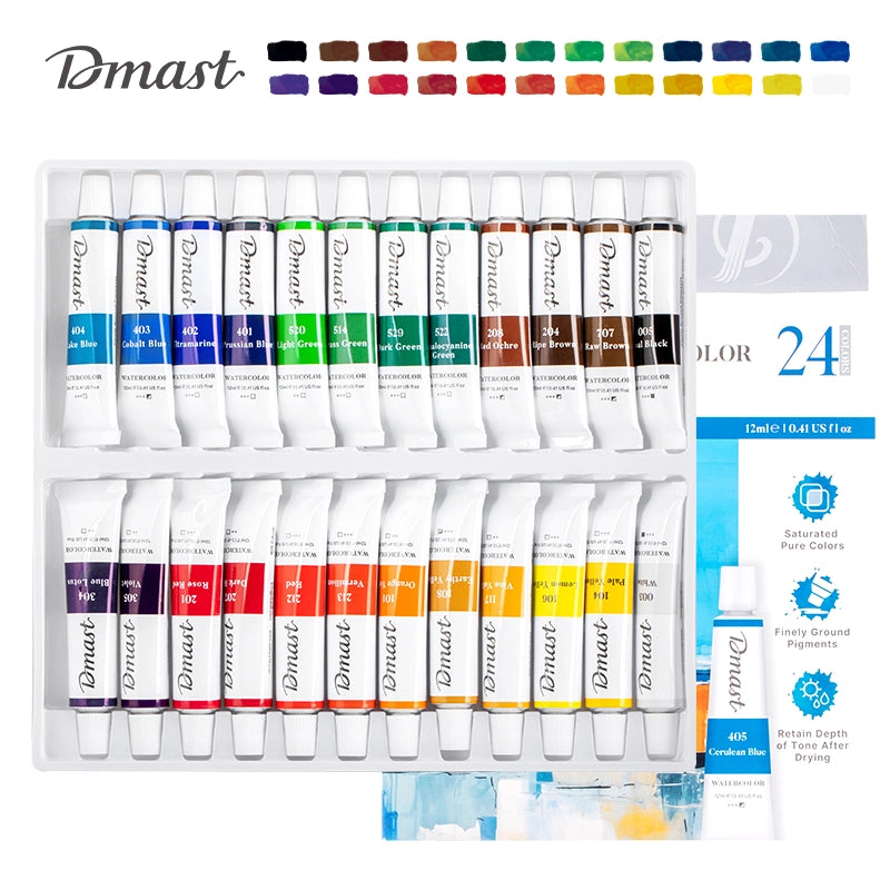 WATER COLOR 12MLX24CLR set - C310-24