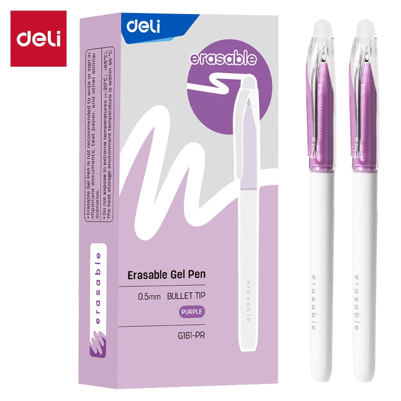 ERASABLE GEL PEN PURPLE-G161-PR PACK OF 12 PCS