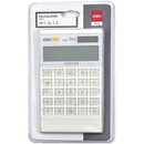CALCULATOR 12DIGIT WHITE-M01211