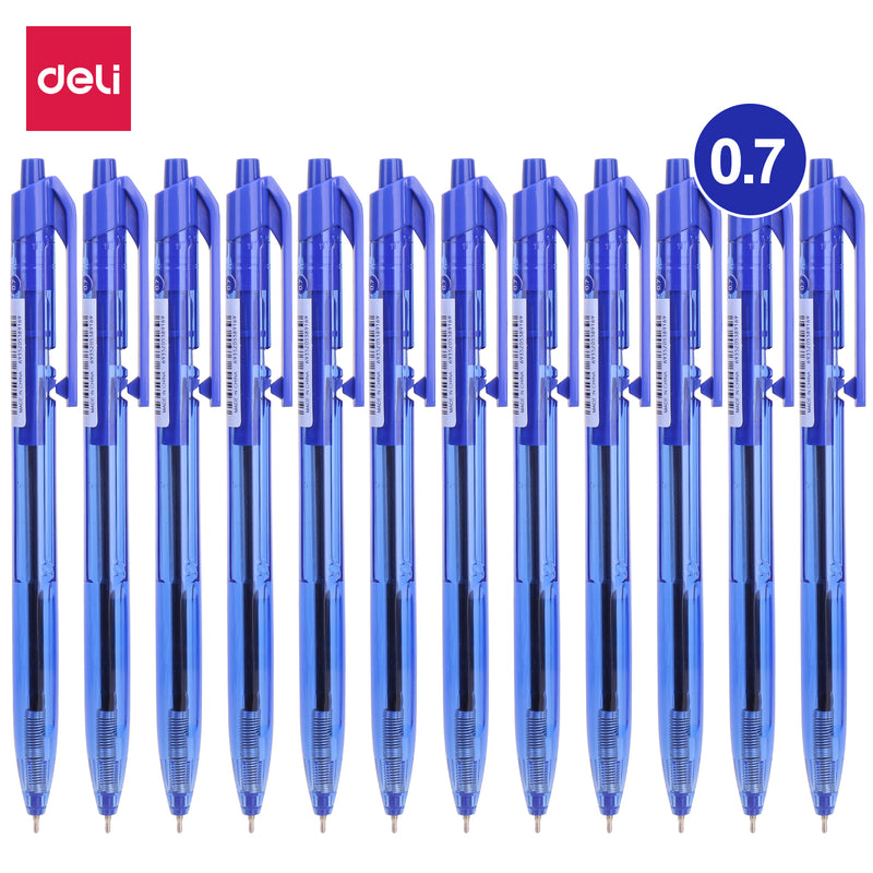 BALL PEN 0.7 EXTREAM MINI TIP BLUE-Q02130 PACK OF 12 PCS