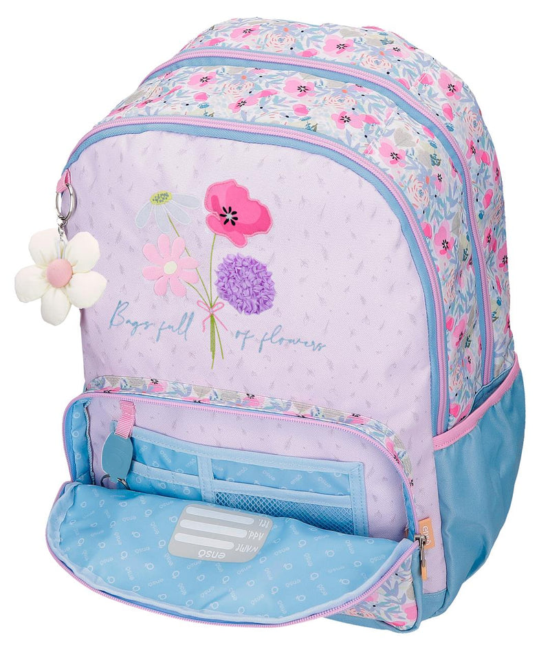 BACK PACK 44CM FULL OF FLOWERS-9772721