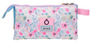 PENCIL CASE 3ZIP FULL OF FLOWERS-9774321