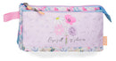 PENCIL CASE 3ZIP FULL OF FLOWERS-9774321