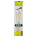 PEBEO-BRUSH BROWN MIX BRISTLE LONG HAND 8PCS-952405