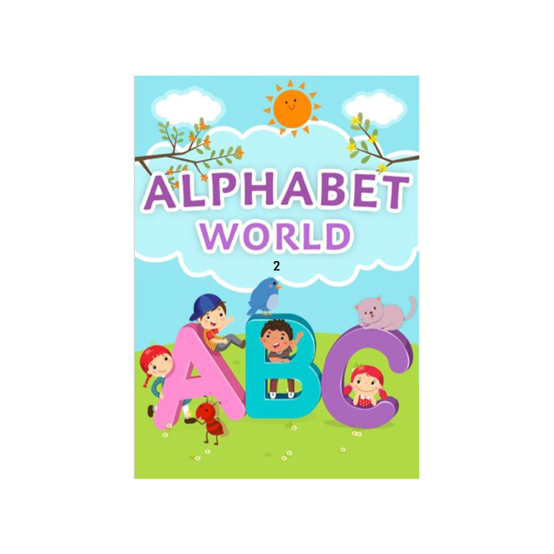 كتاب عالم الحروف الانجليزية AL PHABET WORLD1/2