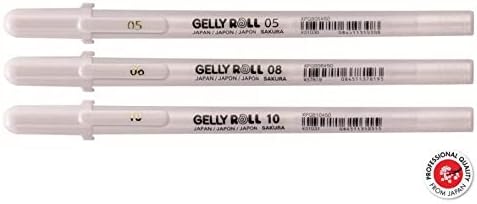 GELLY ROLL WHITE 3PCS-POXPGBWH3C