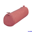 PENCIL CASE ROUND LEATHER AGE BAG PINK-77021