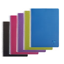 SPIRAL NOTE BOOK A4 5X5 90'S LINICOLOR INTENSIVE-329126-ASSORTED COLOUR