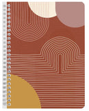 SPIRAL NOTE BOOK A4 74'S TERRACOTTA-116066