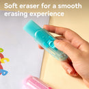 DELI-ERASER NEONUP-PACK OF 4 PCS-ASSORTED COLOR