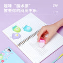 DELI-ERASER 60X30X15 MM ICE CREAM PACK OF 12 PCS-ASSORTED COLOR