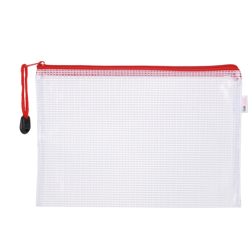 ZIPPER FILE A5 MESH-5656-Assorted Colour