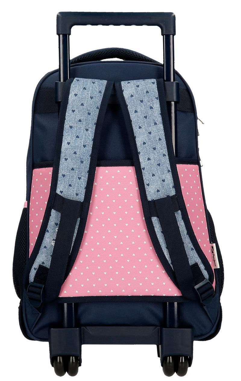 TROLLEY BAG PEPE JEANS PINK/BLUE-6822921