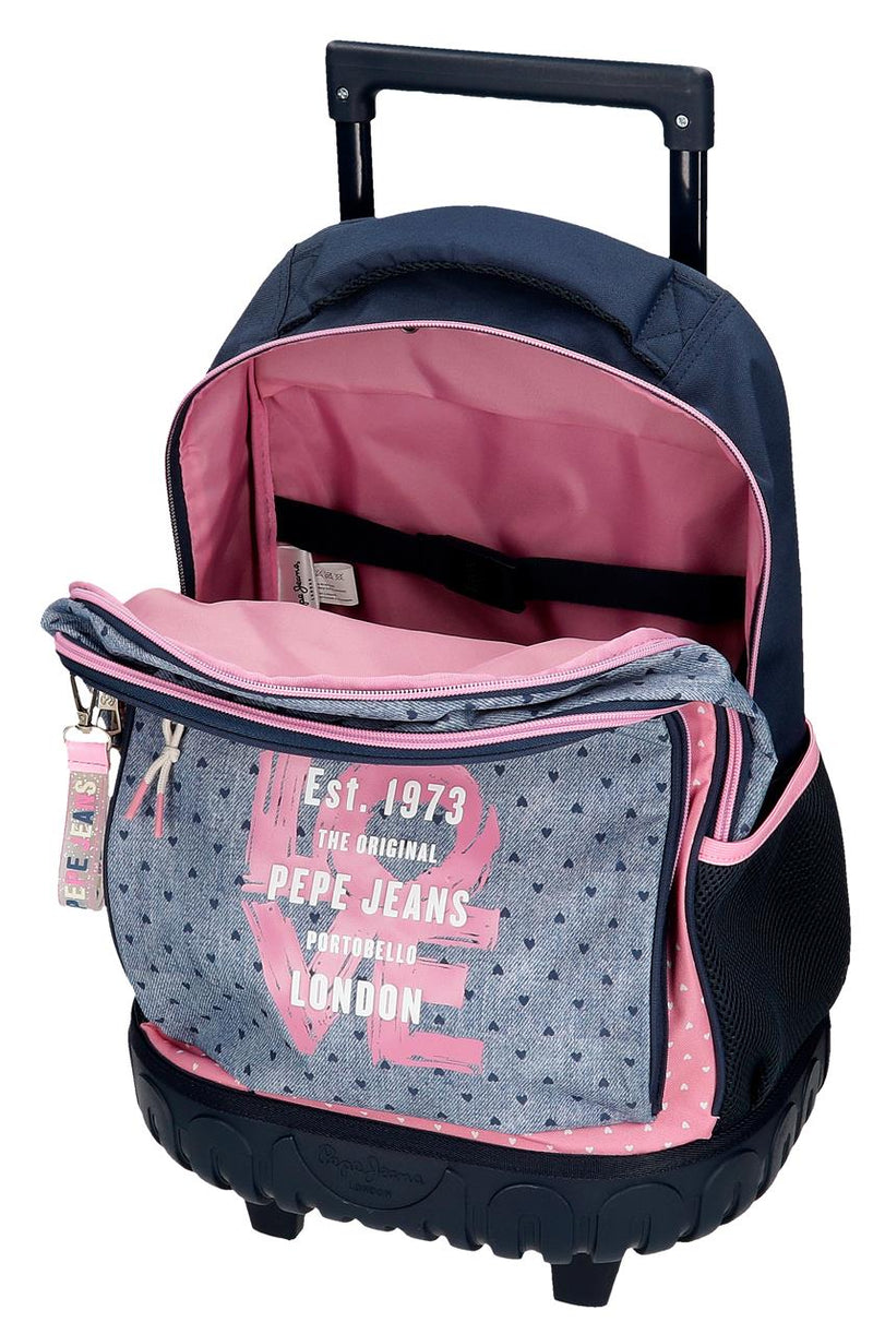 TROLLEY BAG PEPE JEANS PINK/BLUE-6822921