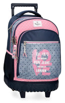 TROLLEY BAG PEPE JEANS PINK/BLUE-6822921
