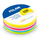 MEMO STICK ROUND 67MM 250SHT NEON ASTD-41671NE250