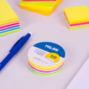 MEMO STICK ROUND 67MM 250SHT NEON ASTD-41671NE250