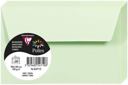 ENVELOPE POLLEN 90X140 120G GREEN-5471