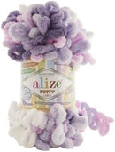 6305 MICRO POLY YARN 100G (609080)-ALIZE/PUFFY COLOR