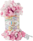 6370 MICRO POLY YARN 100G-ALIZE/PUFFY COLOR