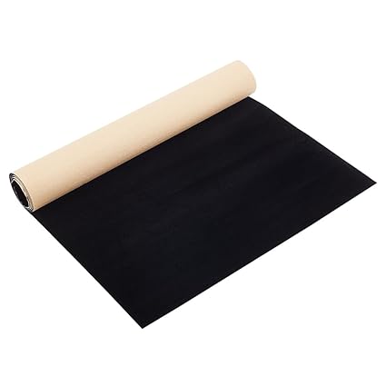 SELF ADHESIVE ROLLS VELVET 1M BLACK-10010